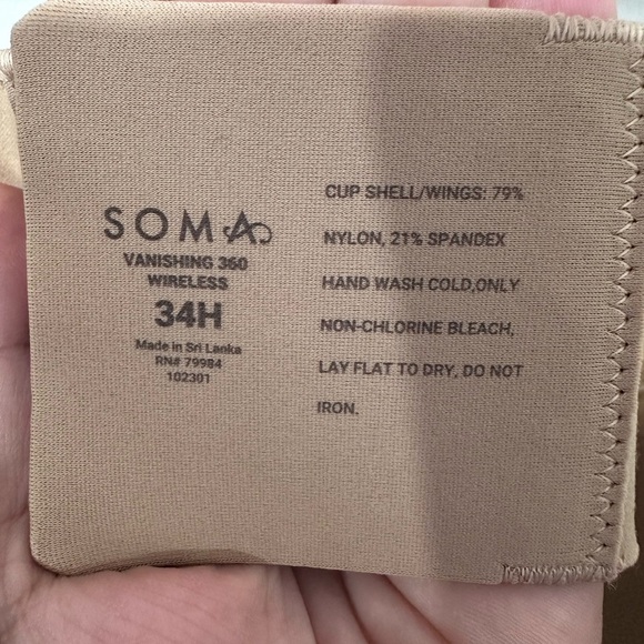 Soma Seamless Tan Bra - Picture 5 of 6
